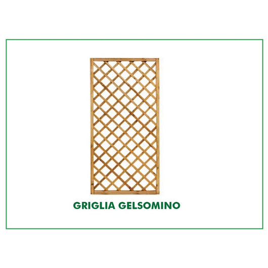 GRIGLIATO GELSOMINO 180X180CM PINO IMPREGNATO MAGL