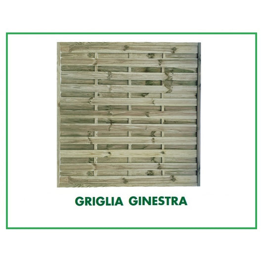 GRIGLIATO GINESTRA 180X90CM IN PINO/ ABETE ROSSO