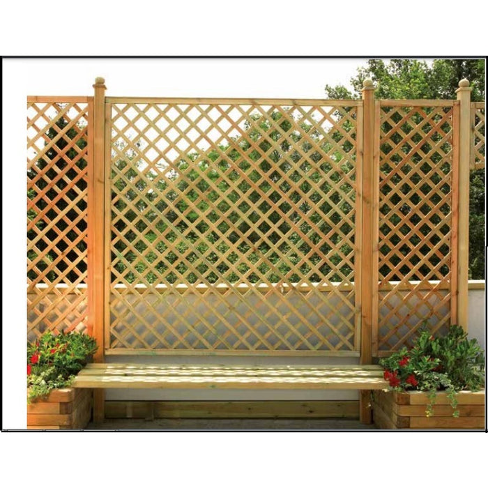 GRIGLIATO GELSOMINO 180X60CM PINO IMPREGNATO MAGLI