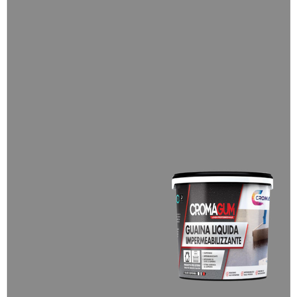 GUAINA LIQUIDA CROMAGUM 4L GRIGIA.