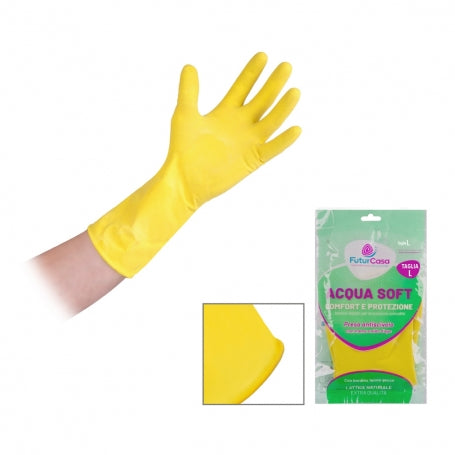 GUANTI ACQUA SOFT TG. L LATTICE FELPATI.