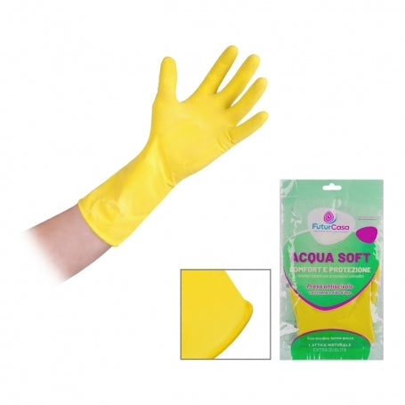 GUANTI ACQUA SOFT TG. S LATTICE FELPATI.