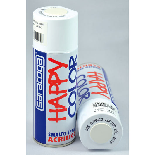 HAPPY COLOR ML.400 BIANCO LUCIDO RAL.9010