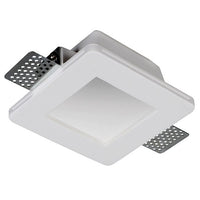 INCASSO GESSO GU10 12X12XH6,2CM DA SOFFITTO