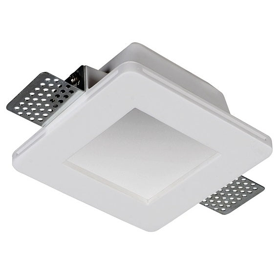INCASSO GESSO GU10 12X12XH6,2CM DA SOFFITTO