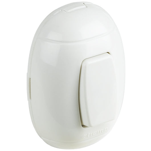INTERRUTTORE 10A BIANCO SERIE OVAL