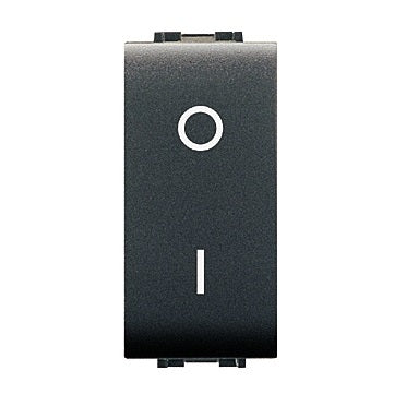 INTERRUTTORE BIPOLARE MYLIFE GRIGIO.