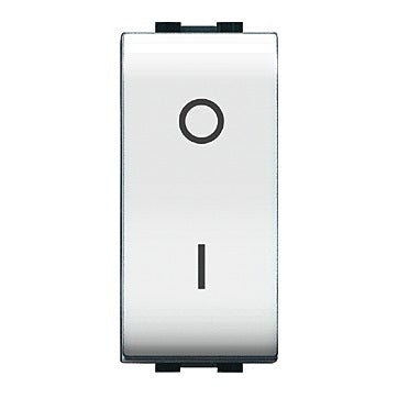 INTERRUTTORE BIPOLARE MYLIFE BIANCO.