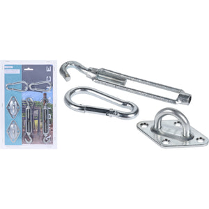 KIT 6 FISSAGGI PER TELO OMBRA