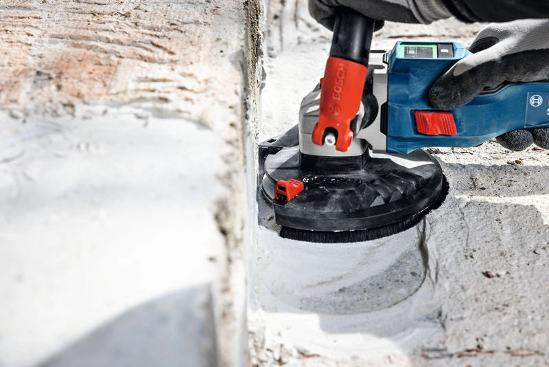Bosch GBR 18V-15 S – Levigatrice per Calcestruzzo 18 V, 125 mm, brushless, naked
