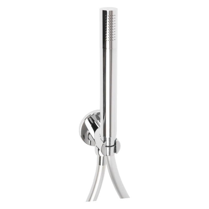 KIT DOCCETTA-SUPPORTO TONDI H18CM TOP LINE CROMO