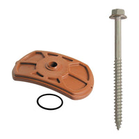 KIT 10 CAPPELLOTTI E VITI PER FISSAGGIO LASTRA FOR