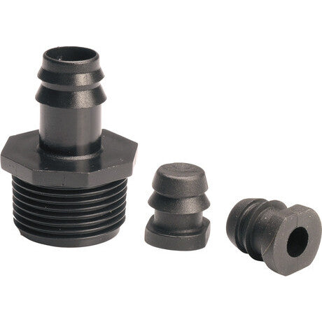 KIT 1 MANICOTTO - 2 TAPPI FINE LINEA PER TUBO 1.4-