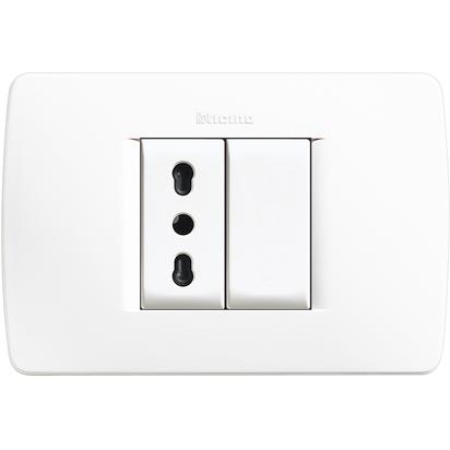 KIT LUNA CON PRESA BIPASSO PRECABLATA/FALSO POLO