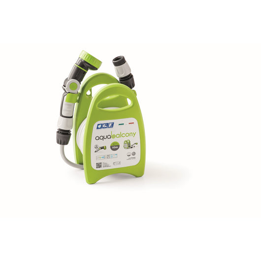 KIT SELLA PORTATUBO ACQUABALCONY LIME CON TUBO 10M