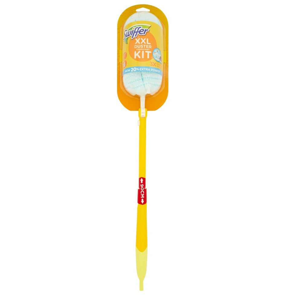 KIT SWIFFER MANICO DUSTER XXL + 2 PIUMINI CATTURA
