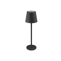 LAMPADA ALBA H37CM IP44 USB-C RICARICABILE NERA.