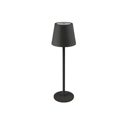 LAMPADA ALBA H37CM IP44 USB-C RICARICABILE NERA.