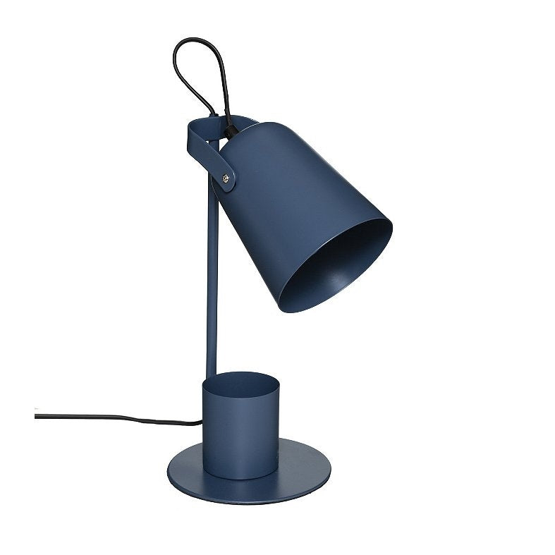 LAMPADA DA STUDIO ELIO E14 D.20XH34CM BLU IN METAL