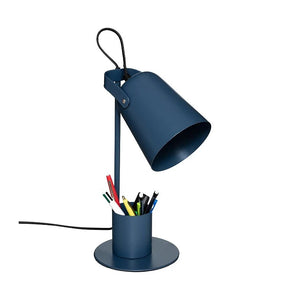 LAMPADA DA STUDIO ELIO E14 D.20XH34CM BLU IN METAL