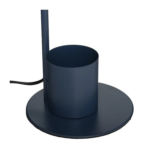 LAMPADA DA STUDIO ELIO E14 D.20XH34CM BLU IN METAL