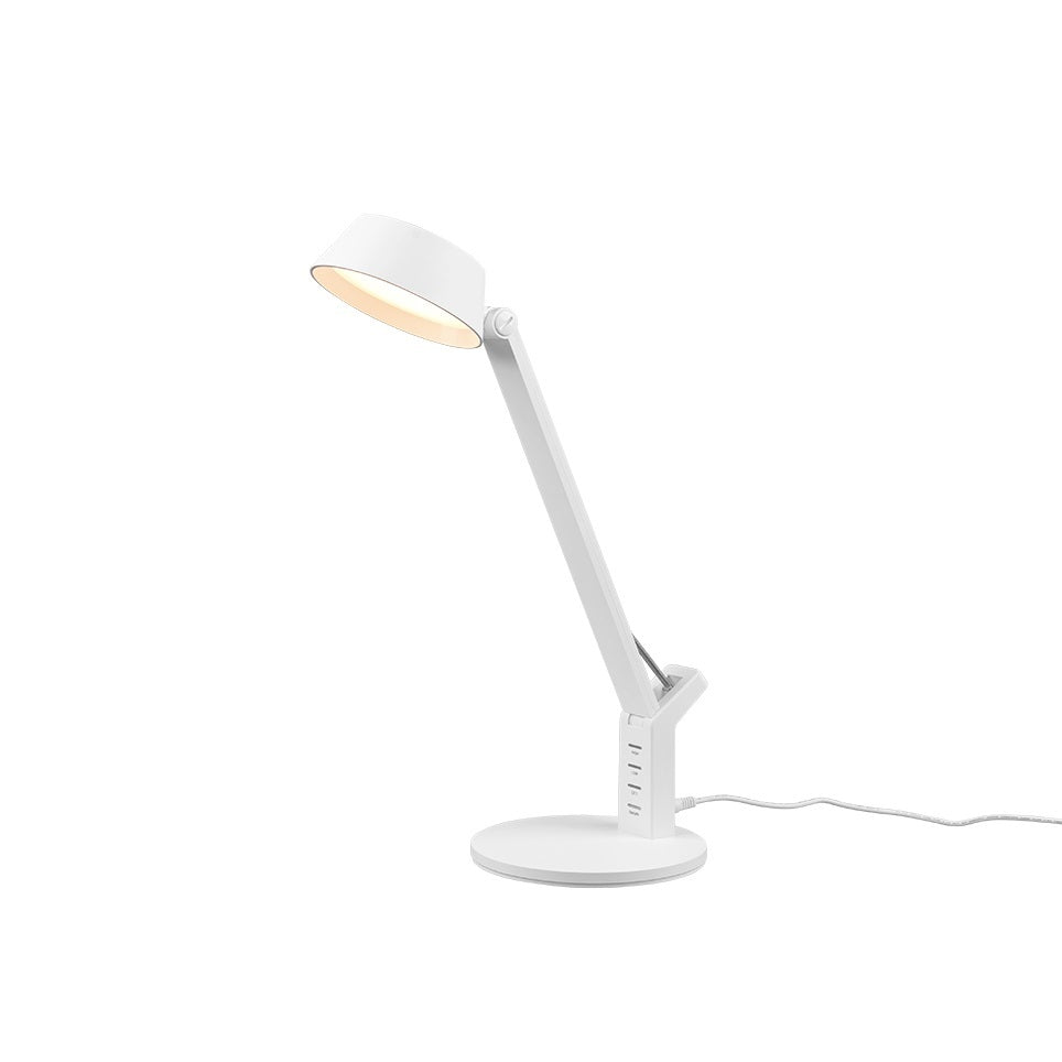 LAMPADA LED DA TAVOLO AVA 5W 41CM BIANCA 4 USB