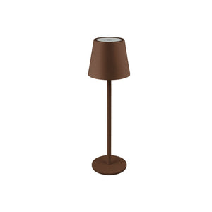 LAMPADA ALBA H37CM IP44 USB-C RICARICABILE CORTEN.