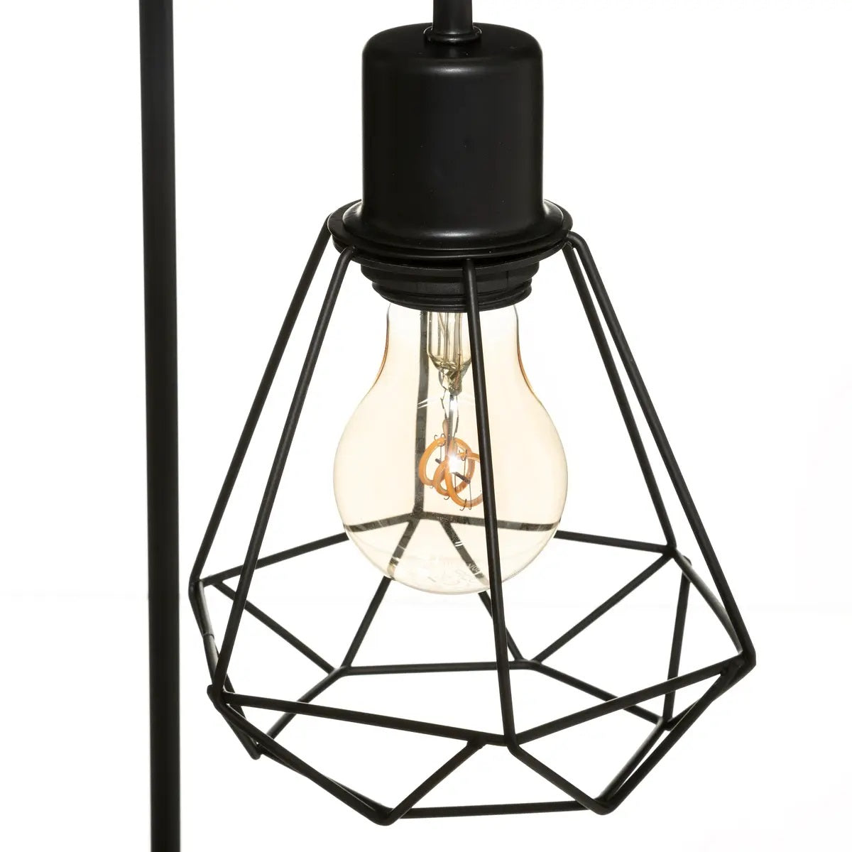 LAMPADA DA TAVOLO FLAVE D.23XH46CM IN METALLO NERO