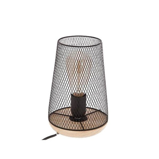 LAMPADA DA TAVOLO ZELI H23CM A GRIGLIA NERA