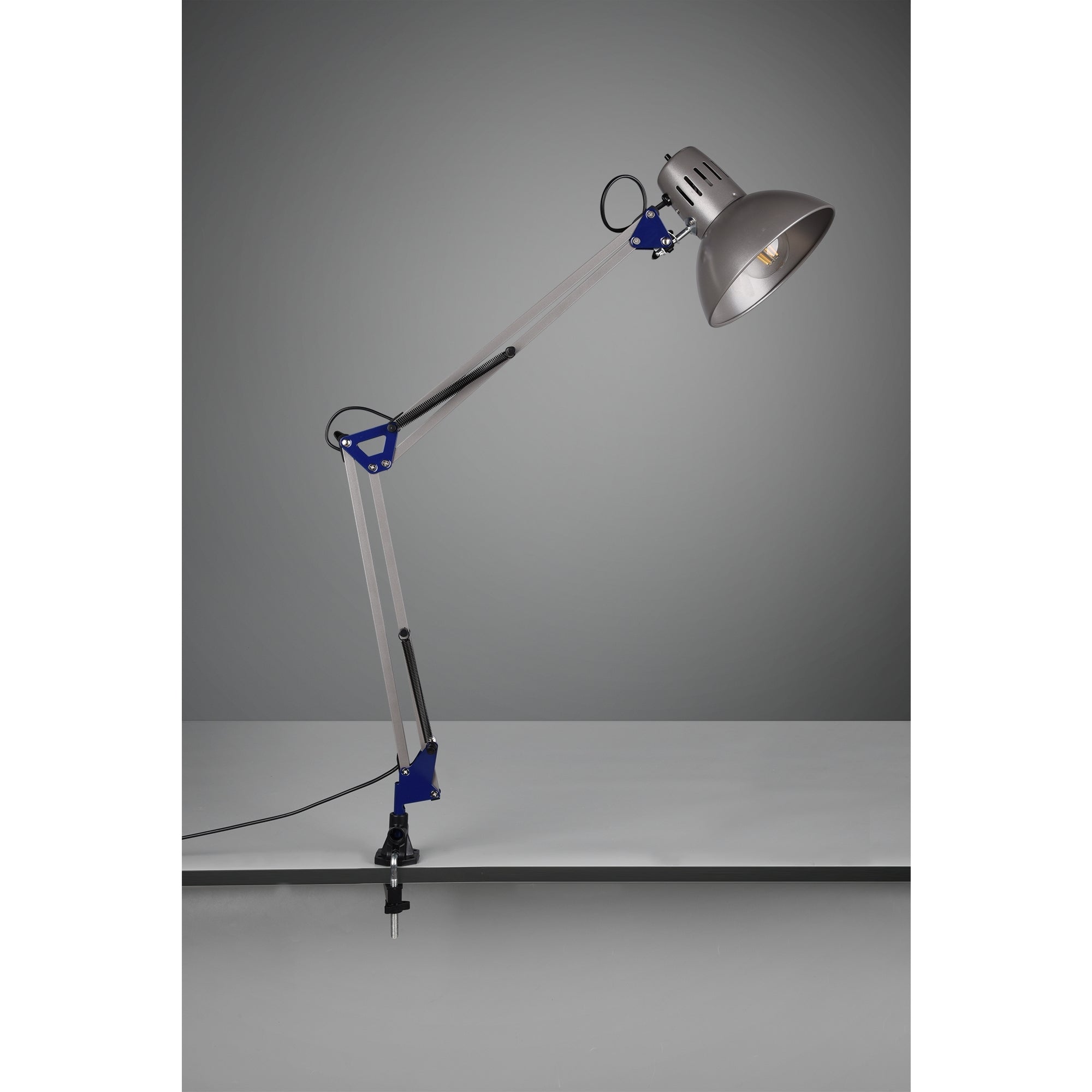 LAMPADA DA TAVOLO TAJO E27 H58CM GRIGIA