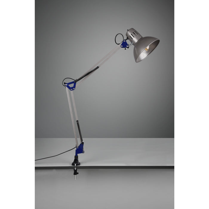 LAMPADA DA TAVOLO TAJO E27 H58CM GRIGIA