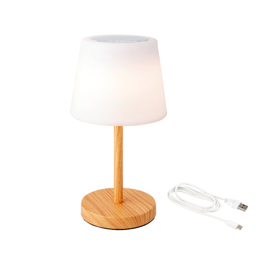 LAMPADA DA TAVOLO SPEAKER H38CM LEGNO.