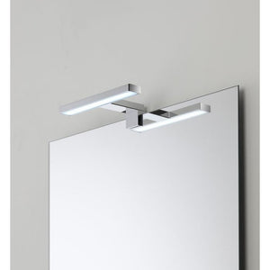 LAMPADA LED SPECCHI 4W 18CM IP44 IN ABS CROMO