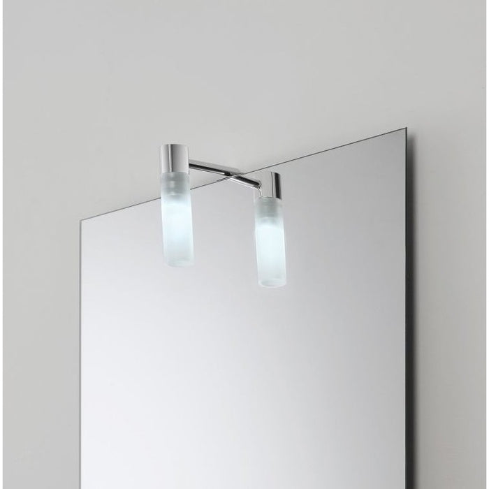 LAMPADA LED SPECCHI 4W H12CM IP44 IN ABS CROMO
