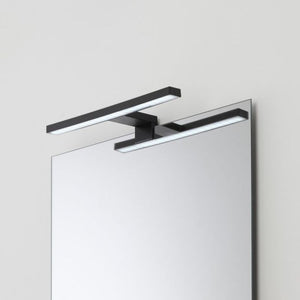 LAMPADA LED SPECCHI 5W 30CM IP44 IN ABS NERO MATT