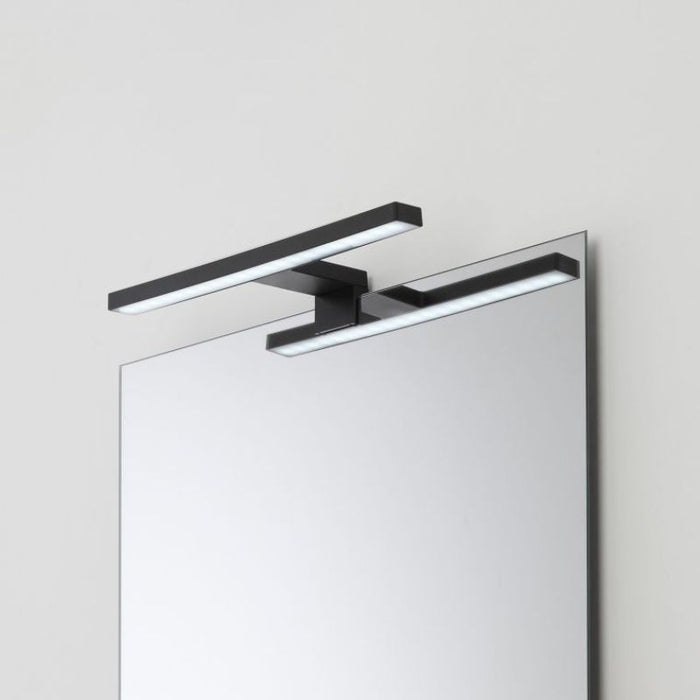 LAMPADA LED SPECCHI 5W 30CM IP44 IN ABS NERO MATT