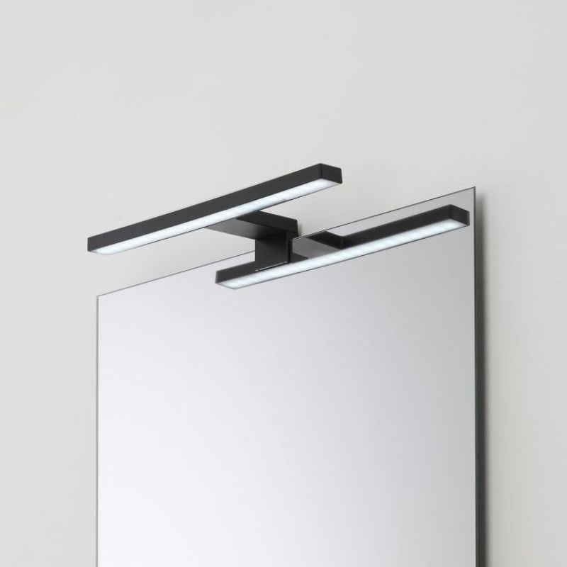 LAMPADA LED SPECCHI 5W 30CM IP44 IN ABS NERO MATT