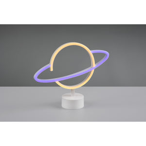 LAMPADA LED DA TAVOLO PLANET 1,6W H24CM USB.