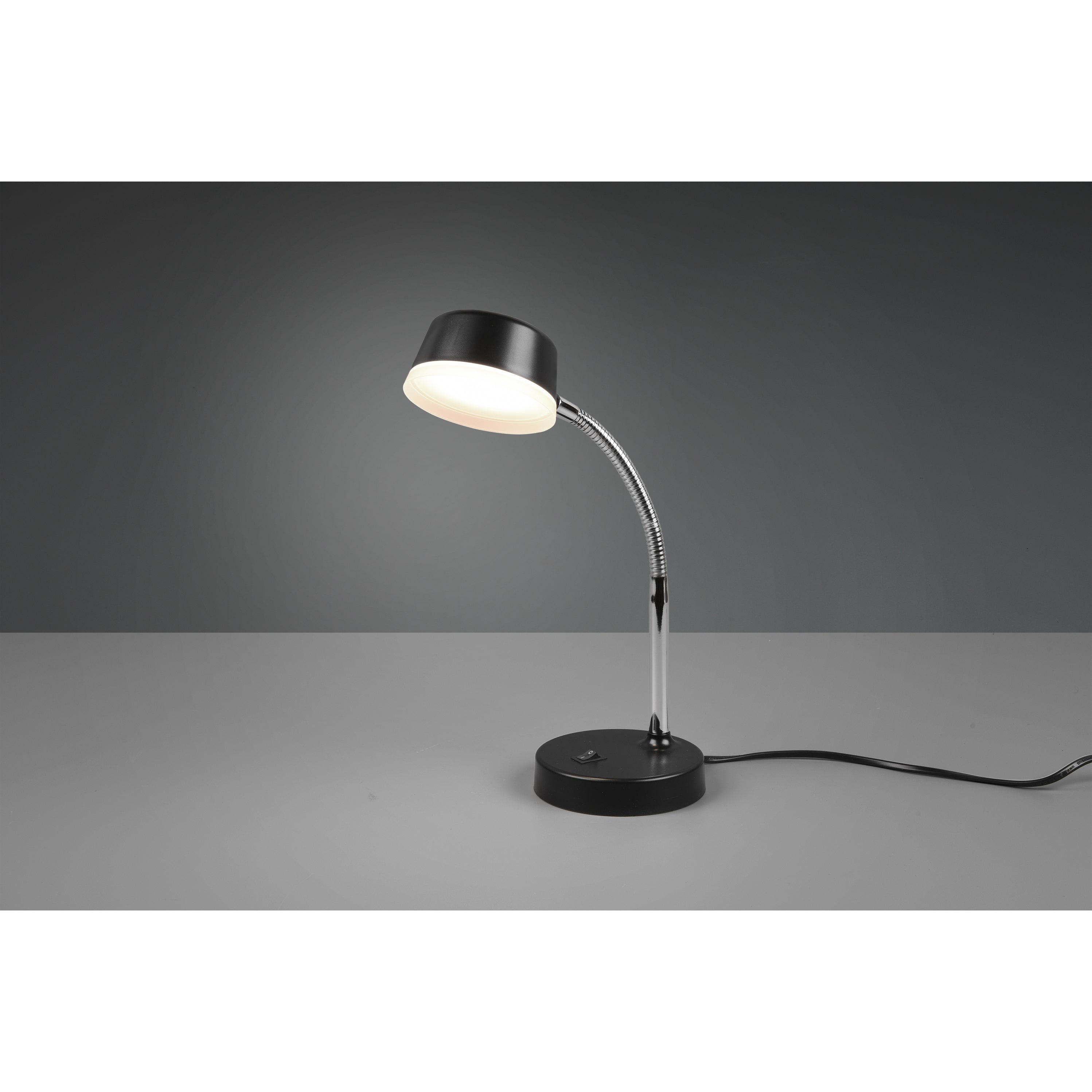 LAMPADA LED DA TAVOLO KIKO 4,5W 3000K H41CM NERA.