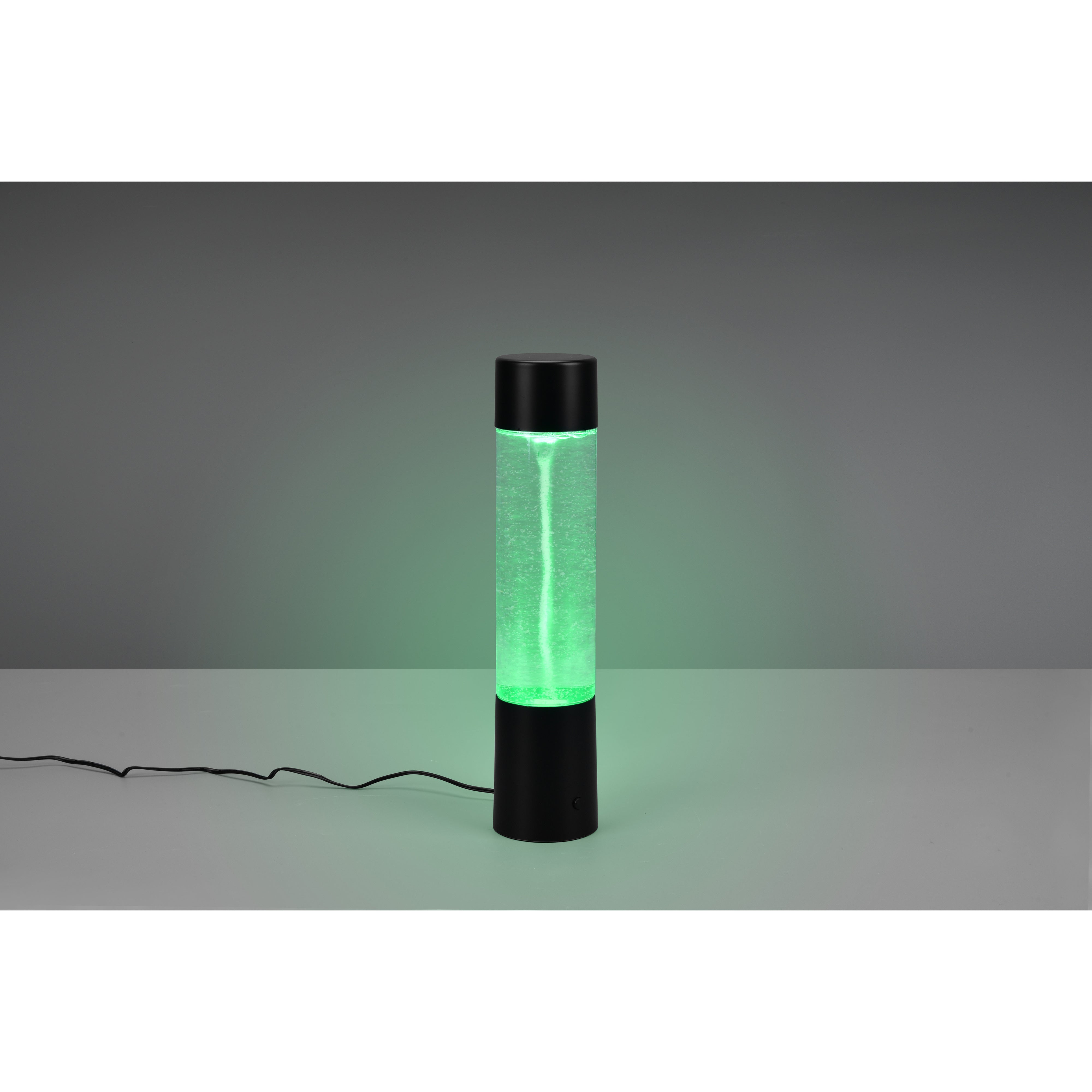 LAMPADA LED DA TAVOLO TORNADO RGB 9W H34CM NERA.