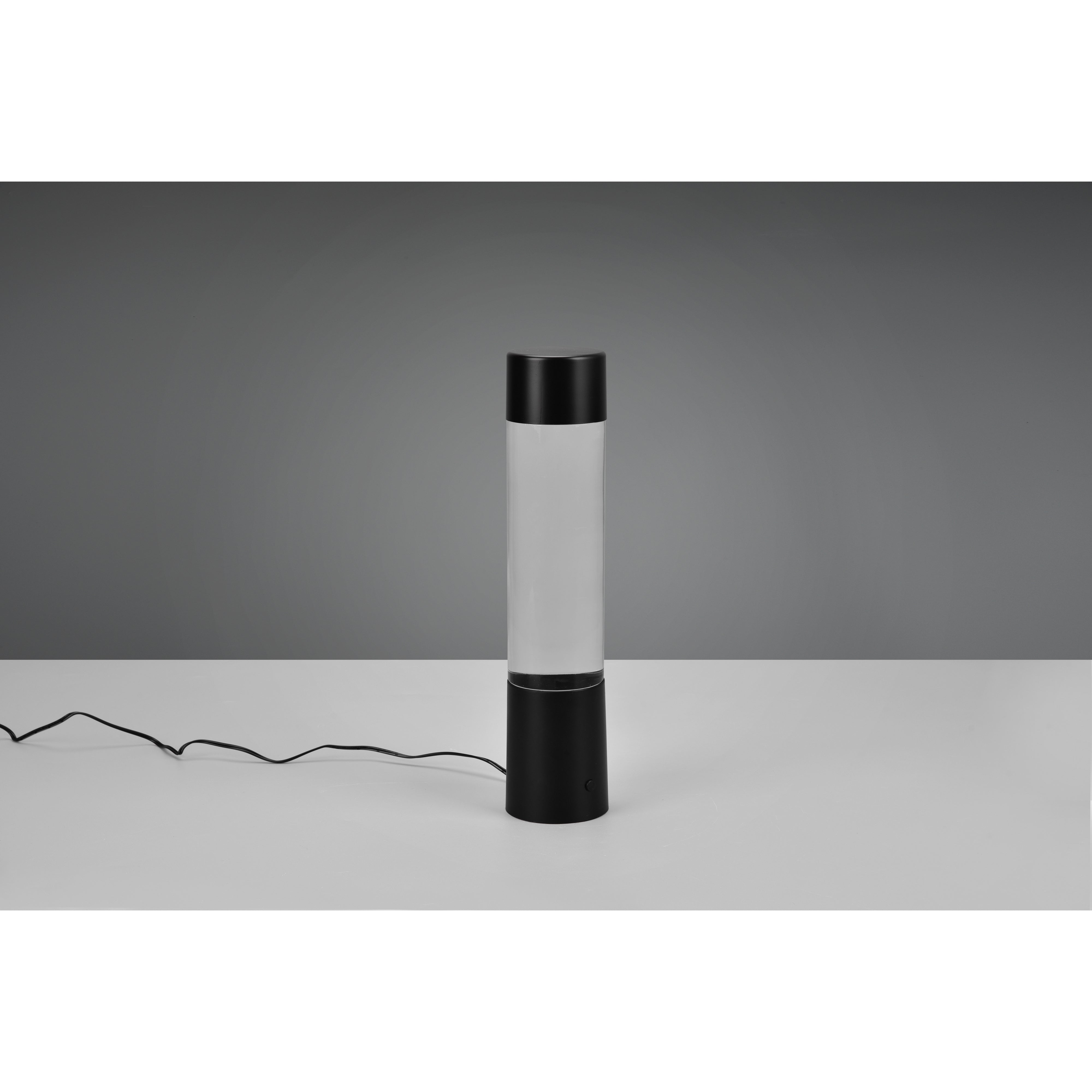 LAMPADA LED DA TAVOLO GLITTER RGB 9W H34CM NERA.