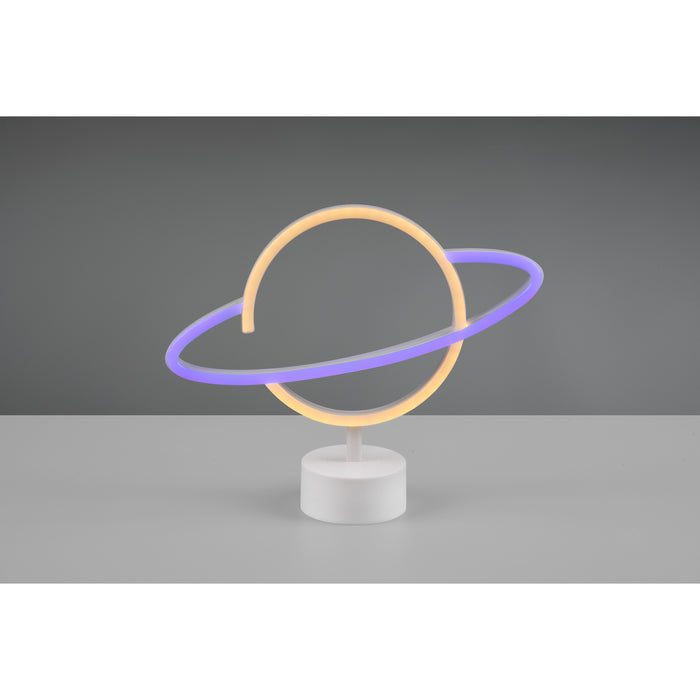 LAMPADA LED DA TAVOLO PLANET 1,6W H24CM USB.