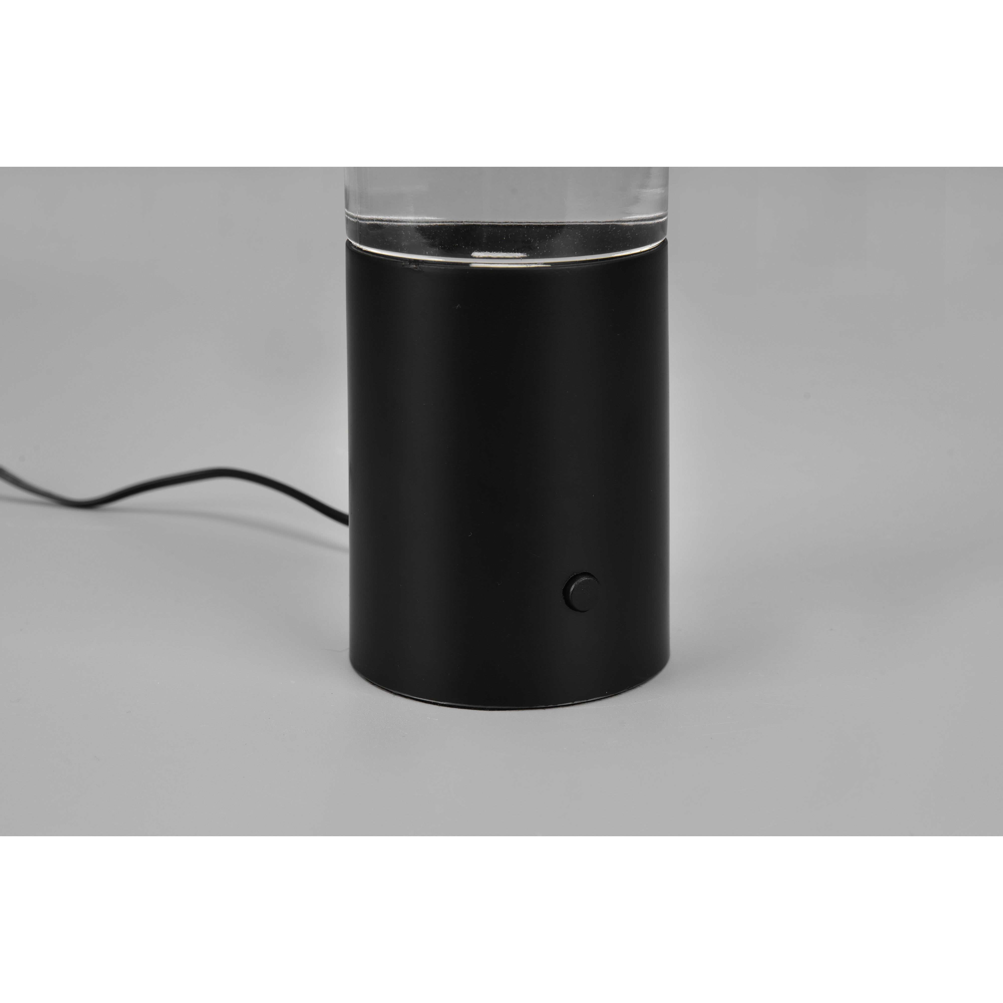 LAMPADA LED DA TAVOLO GLITTER RGB 9W H34CM NERA.