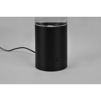 LAMPADA LED DA TAVOLO GLITTER RGB 9W H34CM NERA.