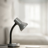 LAMPADA DA TAVOLO PRONTO E27 H30CM GRIGIA.