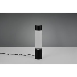 LAMPADA LED DA TAVOLO TORNADO RGB 9W H34CM NERA.