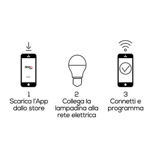 LAMPADA LED GOCCIA E27 14W RGB + 2700 - 6500K WIFI