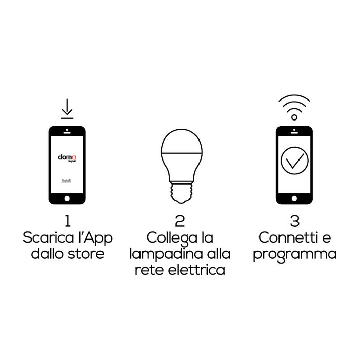 LAMPADA LED GOCCIA E27 14W RGB + 2700 - 6500K WIFI