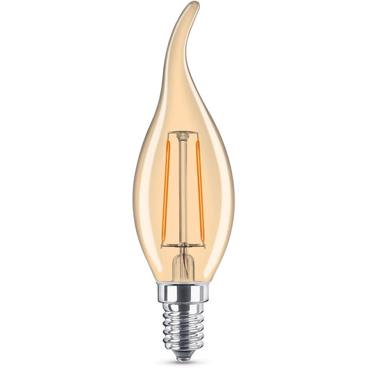 LAMPADINA LED FILO FIAMMA E14 4W 2700K 420LM