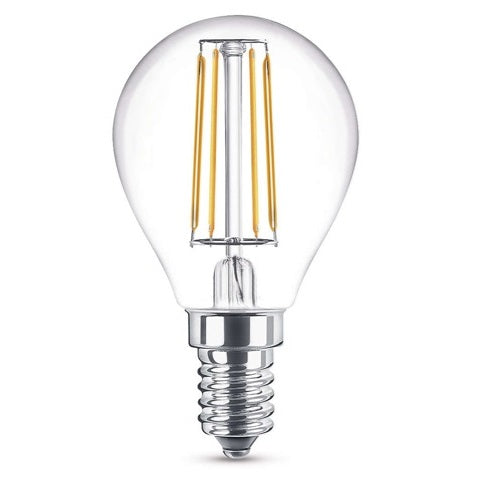LAMPADINA LED FILO SFERA E14 6W 4000K 806LM